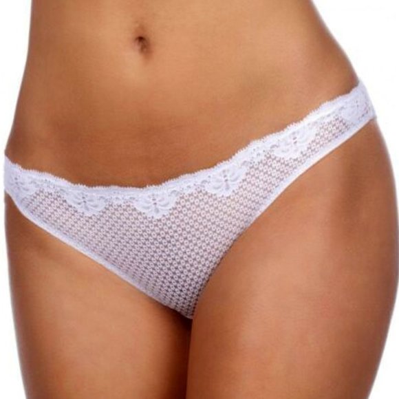 TIMPA Women's Duet Lace Low-cut Bikini WHITE - 630473 - Picture 1 of 1